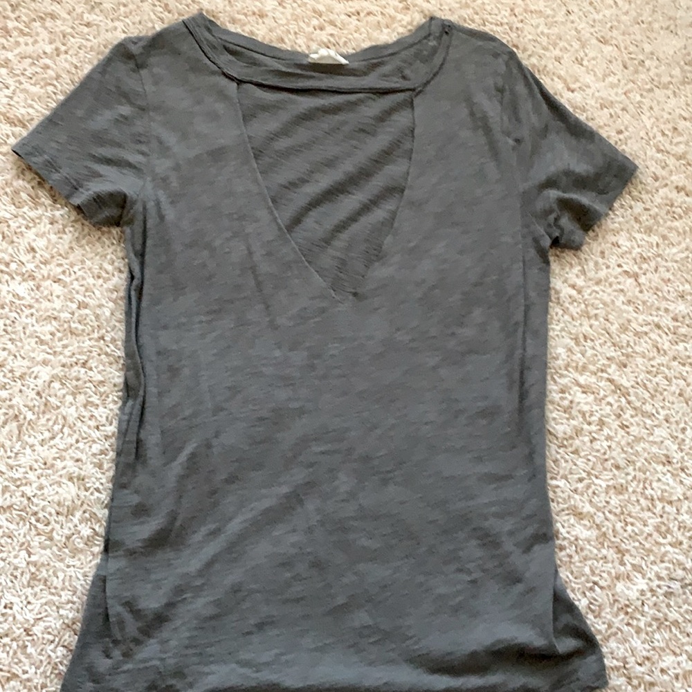 Army green shirt